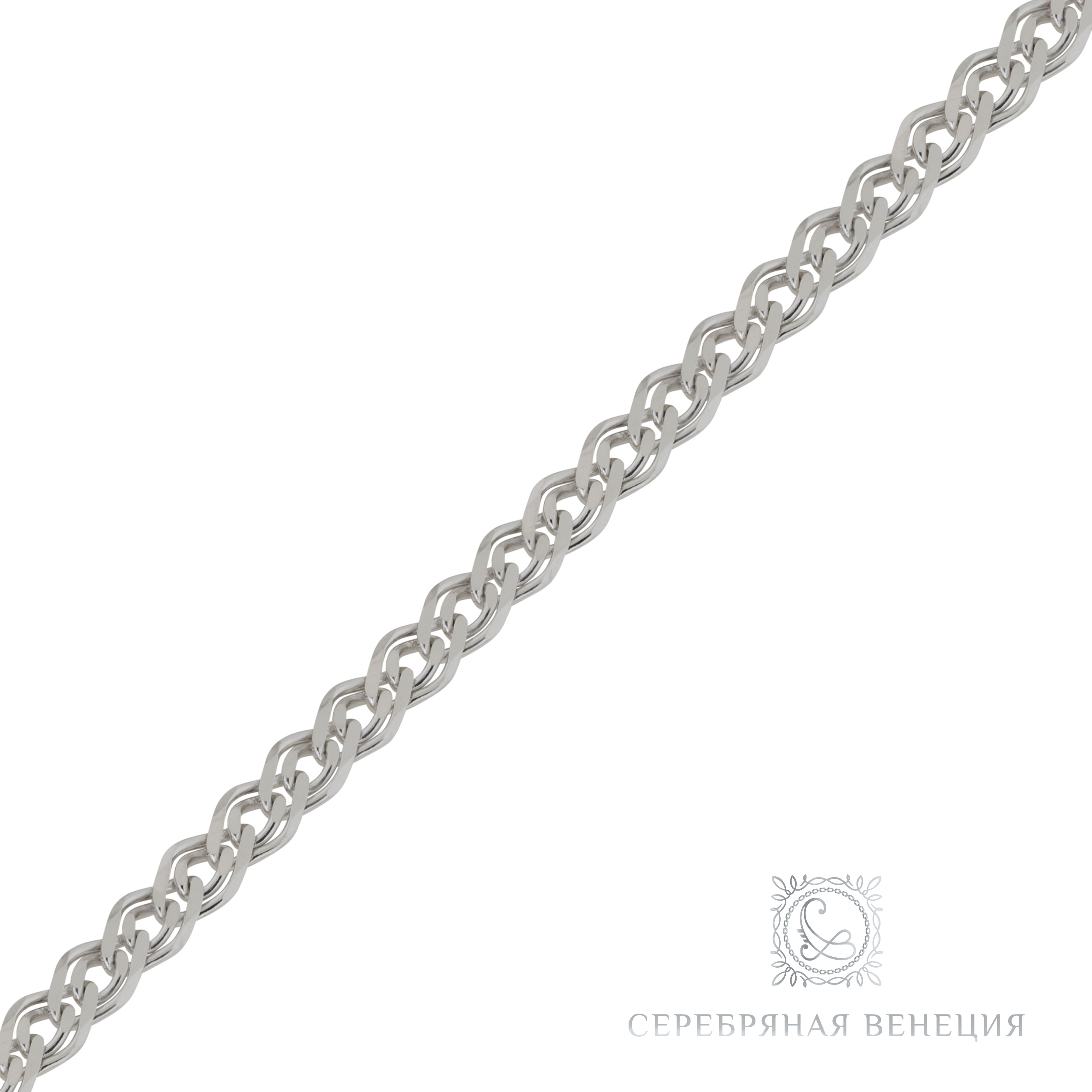 Ювелирное изделие - Цепь из серебра плетение нонна в магазине Best-Gold 125148