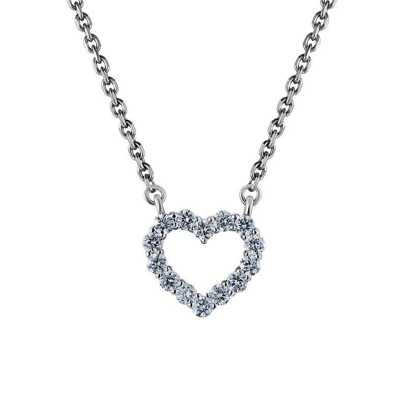 Колье из белого золота с бриллиантами