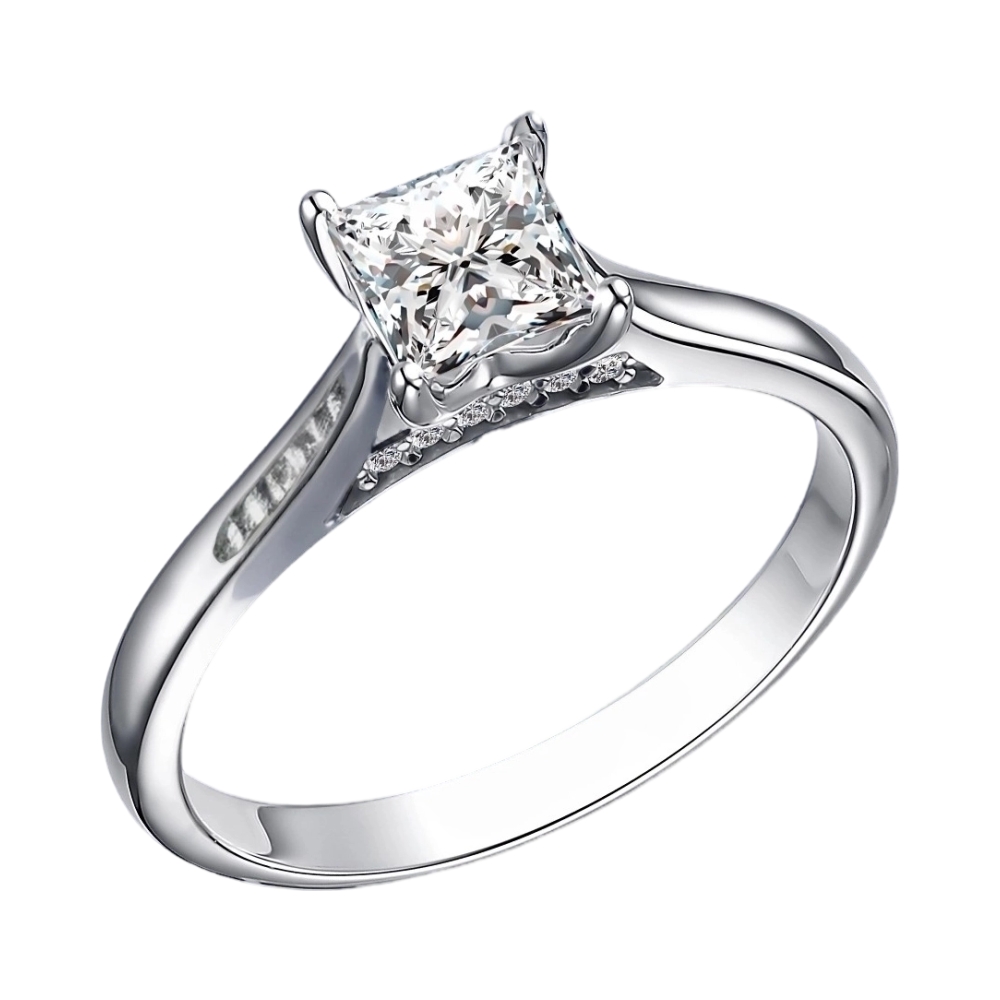 Ювелирное изделие - Кольцо из серебра с фианитами в магазине Best-Gold 134698