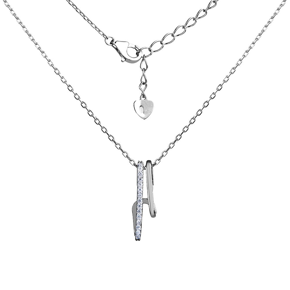 Ювелирное изделие - Колье из серебра с фианитами в магазине Best-Gold 078420