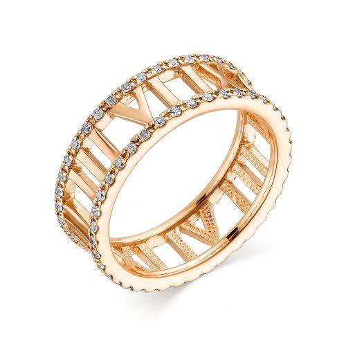 Ювелирное изделие - Кольцо из красного золота с бриллиантами в магазине Best-Gold 155600