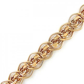 Ювелирное изделие - Цепь из красного золота, плетение Нонна-бисмарк в магазине Best-Gold 082471