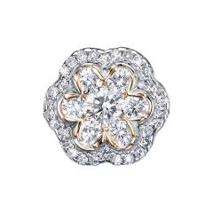 Ювелирное изделие - Подвеска из красного золота с бриллиантами в магазине Best-Gold 057340