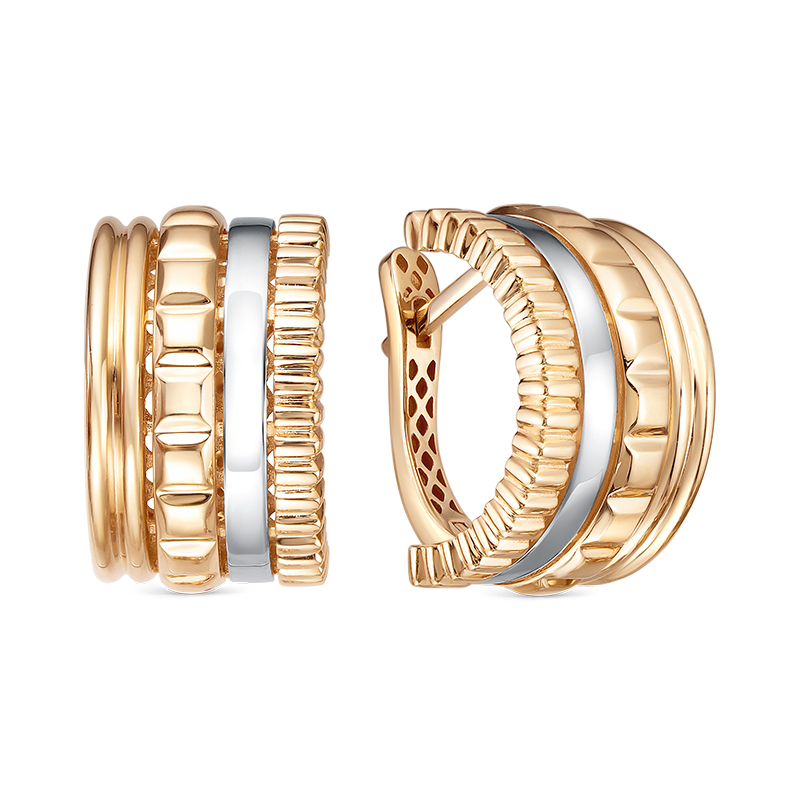 Ювелирное изделие - Серьги из красного золота в магазине Best-Gold 142593