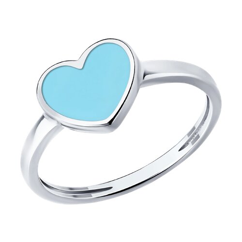 Ювелирное изделие - Кольцо из серебра с эмалью в магазине Best-Gold 152773