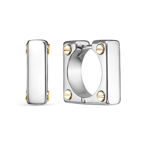 Ювелирное изделие - Серьги из белого золота в магазине Best-Gold 128316