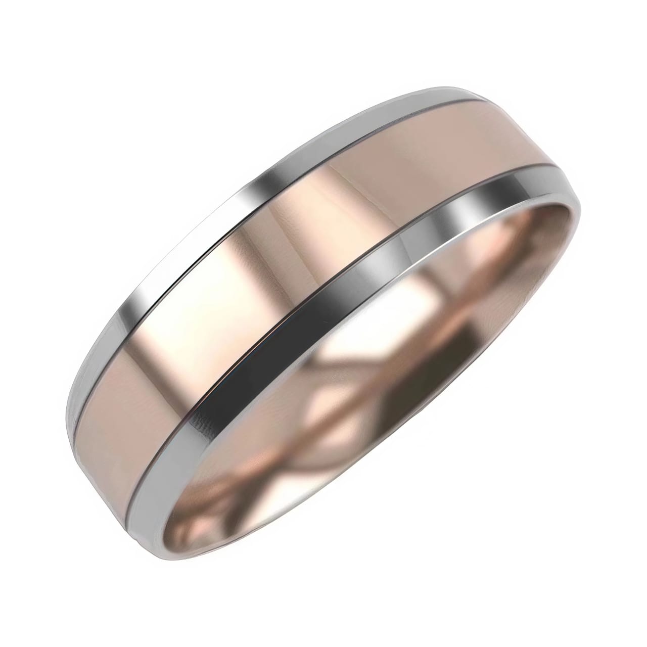 Ювелирное изделие - Обручальное кольцо из комбинированного золота в магазине Best-Gold 131322