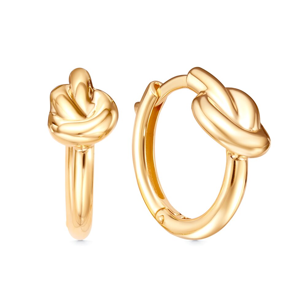 Серьги из желтого золота