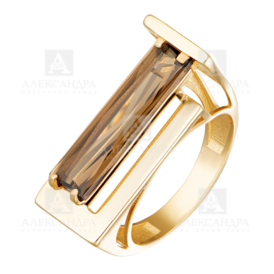 Ювелирное изделие - Кольцо из красного золота с параиба в магазине Best-Gold 152265
