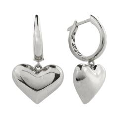 Серьги из белого золота