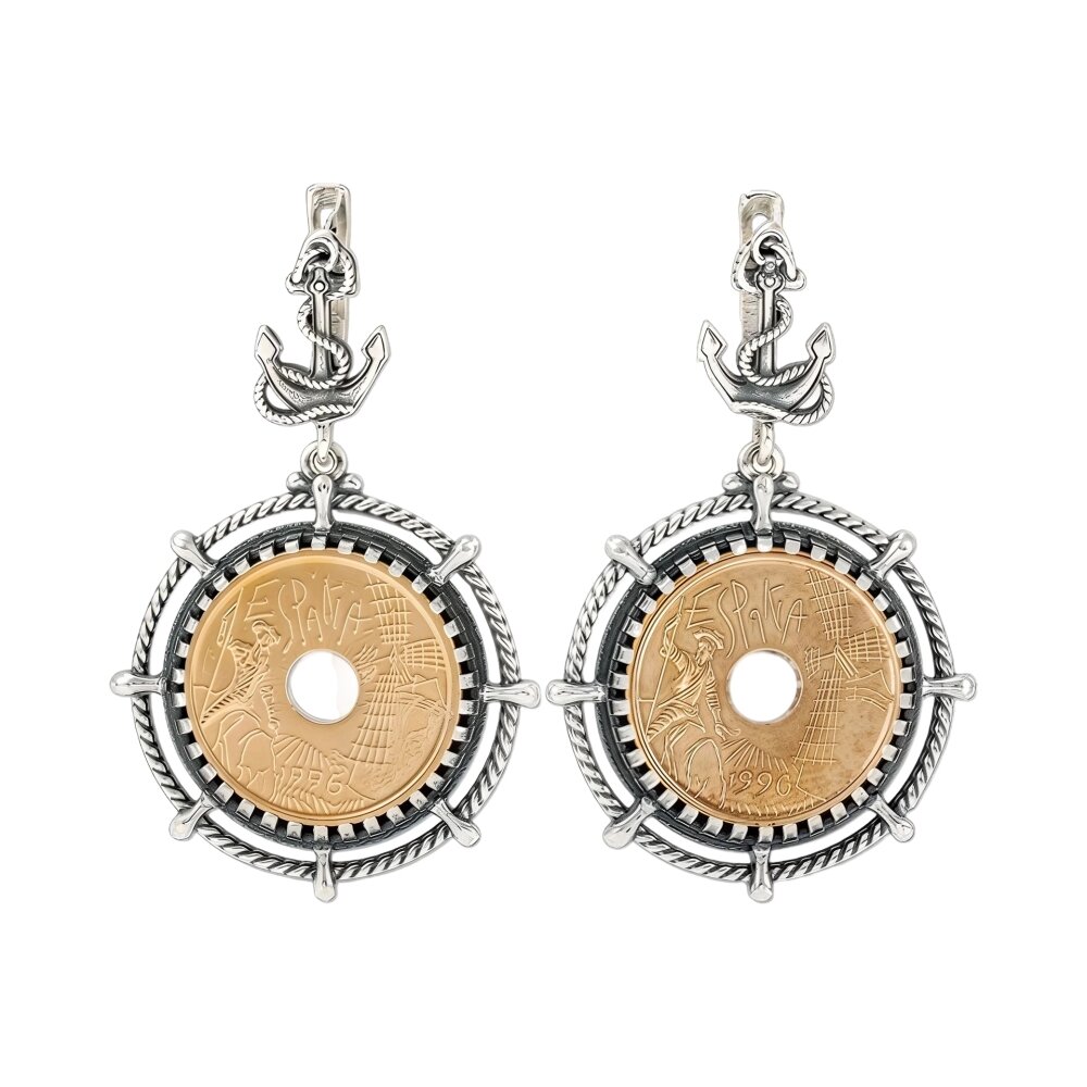 Ювелирное изделие - Серьги из серебра в магазине Best-Gold 153303