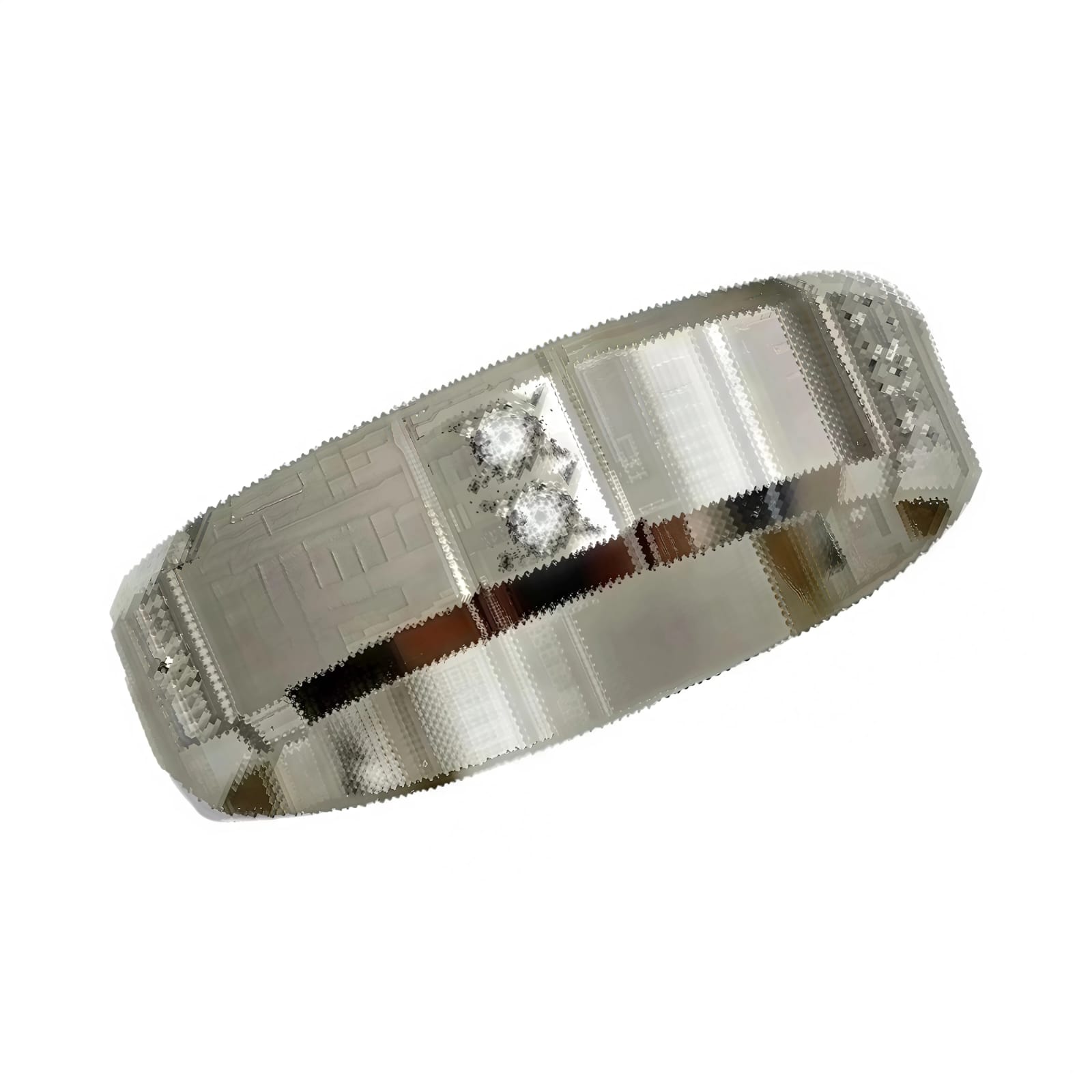 Ювелирное изделие - Обручальное кольцо из белого золота с фианитами в магазине Best-Gold 068247