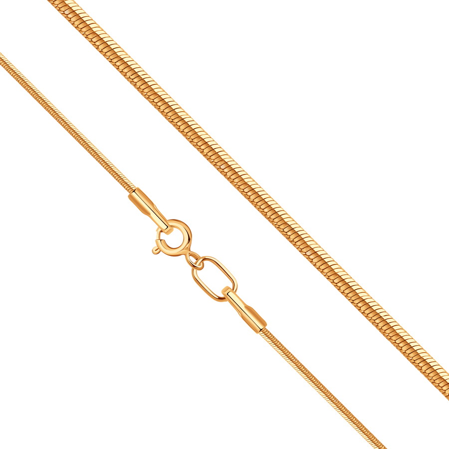 Ювелирное изделие - Цепь из красного золота плетение снейк в магазине Best-Gold 089833