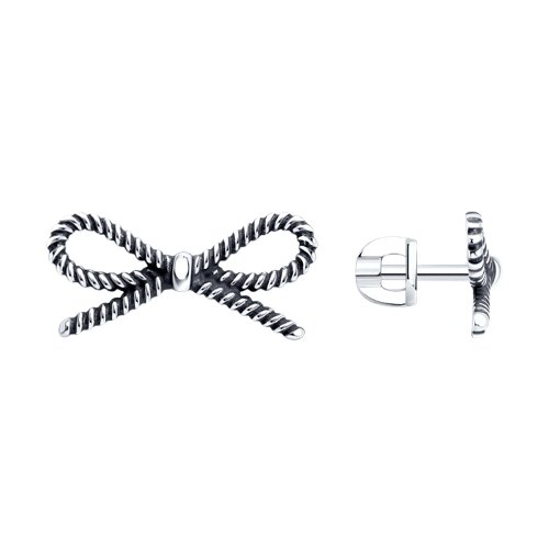 Ювелирное изделие - Серьги из серебра в магазине Best-Gold 152909