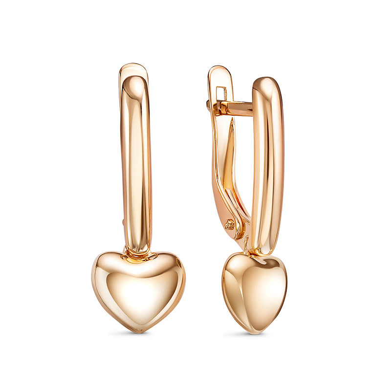 Ювелирное изделие - Серьги из красного золота в магазине Best-Gold 031386