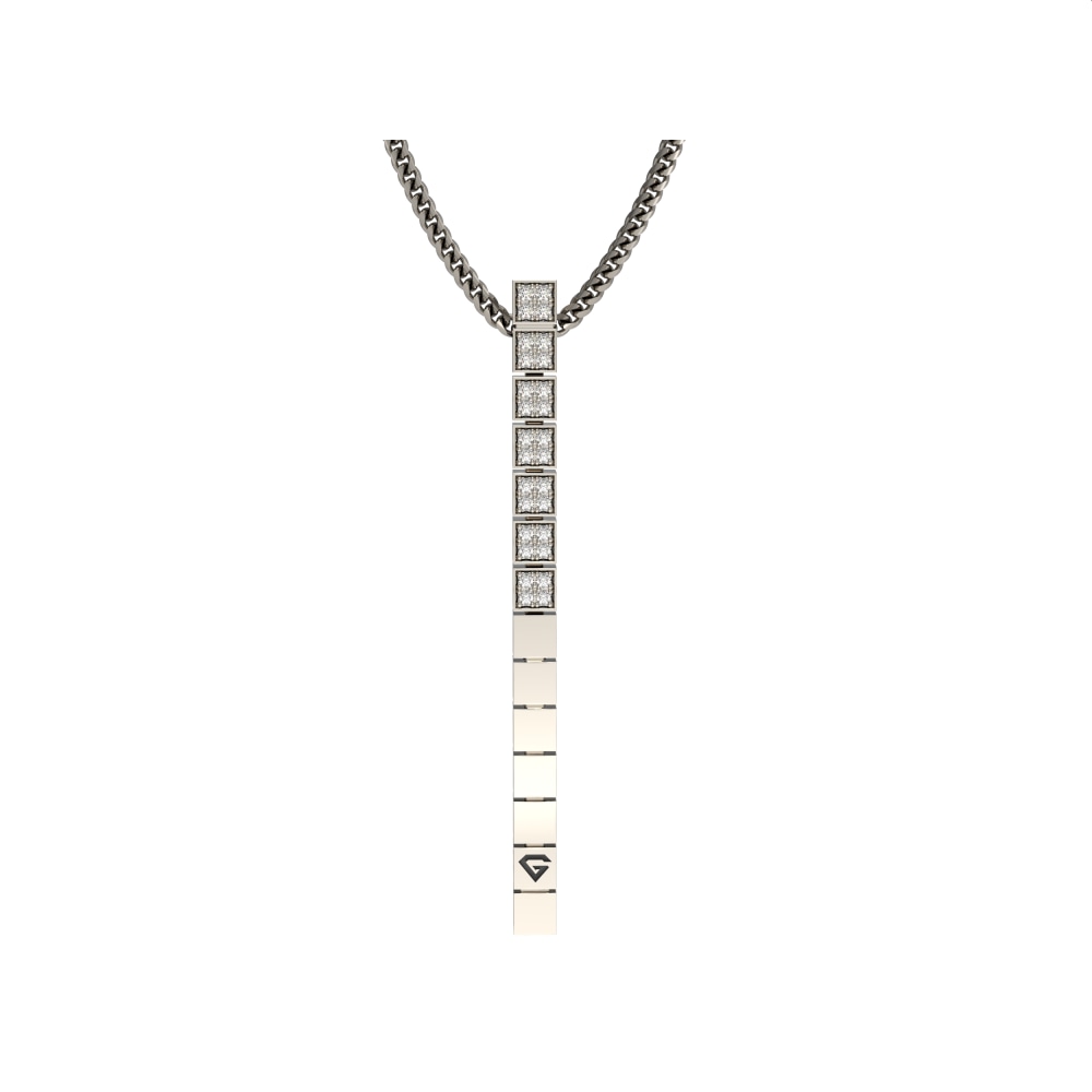 Ювелирное изделие - Колье из белого золота с бриллиантами в магазине Best-Gold 132679