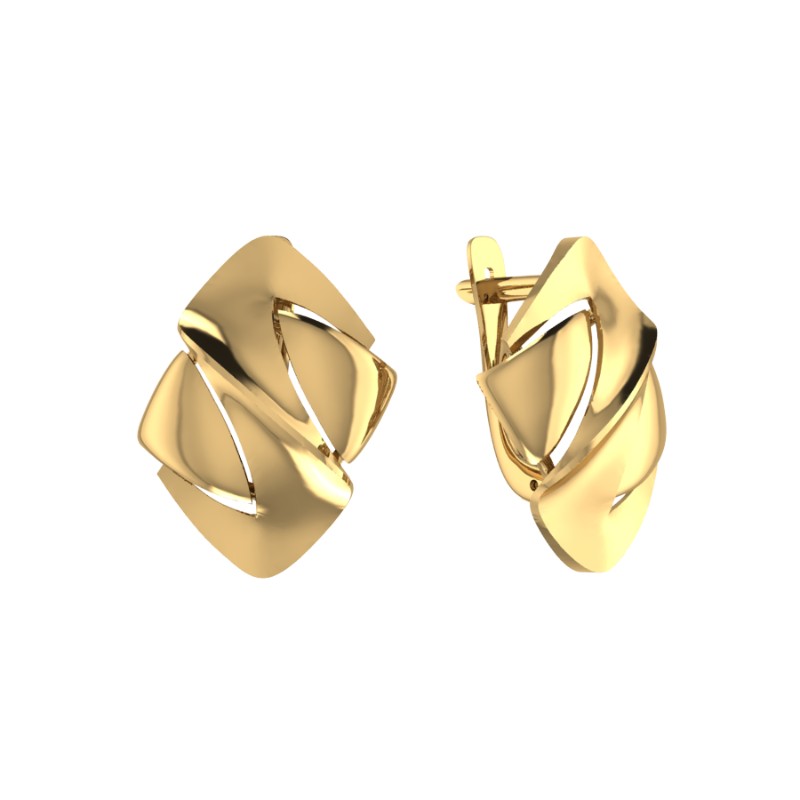 Ювелирное изделие - Серьги из желтого золота в магазине Best-Gold 155963